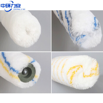 中环力安 小4寸涤纶滚芯 油漆刷羊毛滚筒装修涂料刷墙工具滚筒刷十个装ZHLA8058