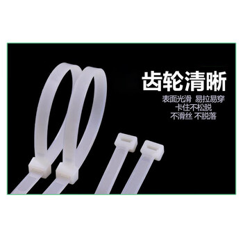 飞尔（FLYER）尼龙扎带 束线捆绑自锁式扎线 塑料扎带【6×300MM】250根起批