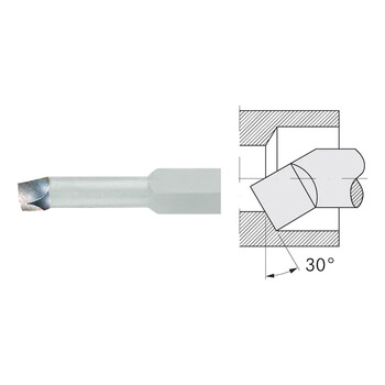 德国哈恩库博工具 Hahn+Kolb ORION车刀，HSSE，类似于D4953，方形，12mmx12mm 17087190 