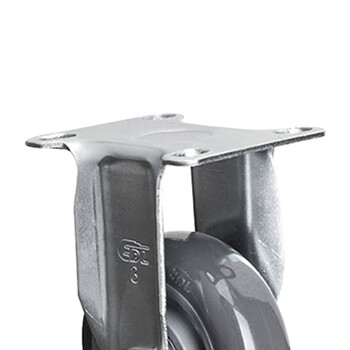 安赛瑞 定向脚轮 3英寸耐磨PU低噪音家具滑轮车轱辘滚轮 承重80kg易得力定制 16210