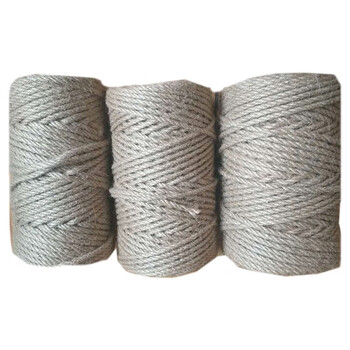 苏识 YJ-S0045 麻绳球 咖啡色工艺家纺辅料麻绳  2MM 10米