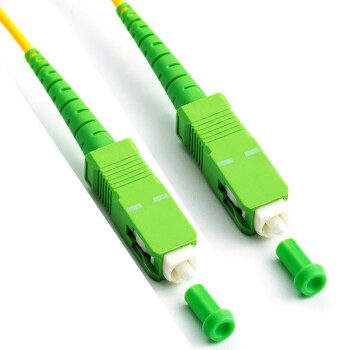 创优捷 UJ0091在线式可调光纤衰减器 SC/APC-SC/APC 机械可调光纤衰减器 单模 VOA 可调节0-60dB 0.5米