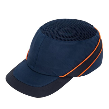代尔塔 透气型防撞帽檐长5cm安全帽 102150 安全帽\PE 蓝色 1个