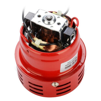 筑采 工业用AC220V迷你马达报警器高速双向风螺金属蜂鸣器喇叭