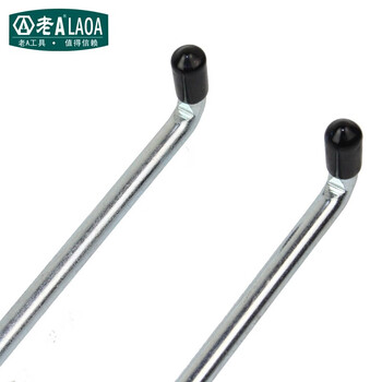 老A LAOA LA11402-d货架挂钩配件展示架挂钩工具货架挂钩 双直挂钩50mm(5支装) 量大定制