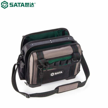 世达（SATA）95189 专业双开口工具包14"