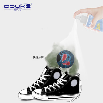 杜优克 鞋袜剂 100ml×5瓶 运动球鞋皮鞋除脚臭去异味 喷雾除味剂27509
