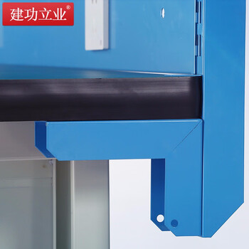 建功立业 重型工作台 钳工台1200*750*800+920mm五金工具架操作台维修桌 211633吊二抽灯板双挂板