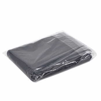 兰诗 LJD-2065 大号加厚黑色平口垃圾袋  物业环卫商用大号塑料袋 120*140cm50个4丝
