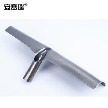 安赛瑞 刮耙头带柄 刮粪板晒谷物耙子工地水泥平流农用工具刮粪铲 耙头长约40cm 1.2m杆 530902