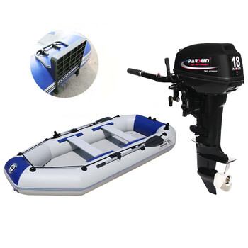 速澜【3.6米可坐6人+马达】冲锋舟快艇充气船橡皮艇加厚耐磨硬底双人皮划艇