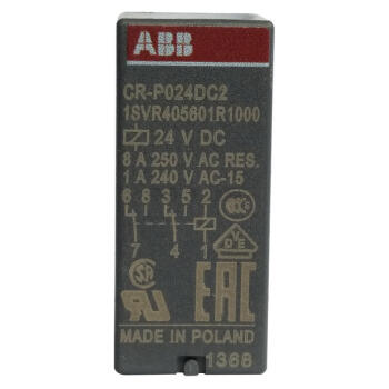 ABB CR-P系列插拔式接口继电器；CR-P024DC2