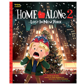 当代电影绘本系列 小鬼当家 Home Alone 全彩插图大开本  圣诞节故事绘本 英文原版  经典电影故事绘本