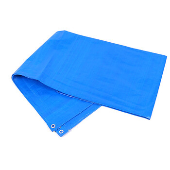 海斯迪克 gnjz-1491 工业用加厚彩条布防雨布雨棚布帆布 PE防水雨篷布油布 3米*5米