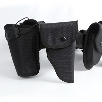 坚冠 保安腰带 多功能尼龙战术腰带安防用品腰带均码八件套装