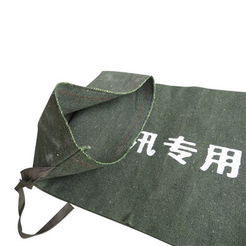 厚创 加厚加密20KG防汛沙袋雨季防水沙袋工程抗洪帆布物业防汛袋*1个可定制 70cm*30cm（不含沙）