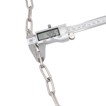 者也 304不锈钢链条铁链条宠物狗铁环链起重链打包链护栏秋千铁链吊晾衣链 5MM*5米