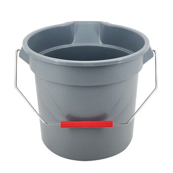 益美得 扁嘴带刻度提水桶物业保洁带提手清洁桶 中号14L（带刻度）