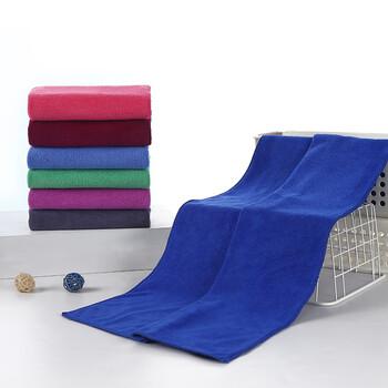 海斯迪克 HK-848 家政保洁毛巾 清洁吸水抹布 洗车毛巾(10条30*60cm颜色随机发)