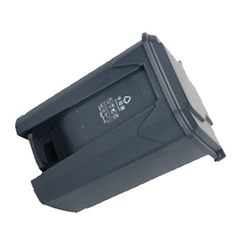 苏识 YJ-A171 上海干湿垃圾分类垃圾桶脚踏 68L 黑色干垃圾