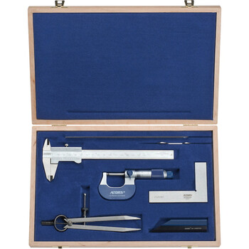 哈恩库博 HAHN+KOLB 6件式测量仪器套件木盒包装 31320160 60天