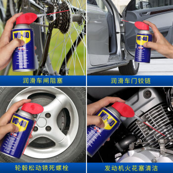 WD-40多用途金属养护剂/除锈油/机械防锈润滑剂/除湿/消除异响/伶俐喷灌 型号：86220SS 220ml 1瓶