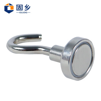 固乡【磁铁挂钩GG16 吸力10斤】 强磁挂钩 铷磁挂钩吊坠 磁力挂钩 打捞磁铁 强吸铁石