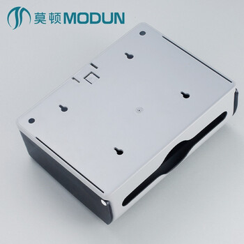 莫顿（MODUN） 免打孔卫生间塑料纸巾盒抽纸盒纸巾架 M-5823黑色色抽纸盒+免钉螺丝+抽纸1个