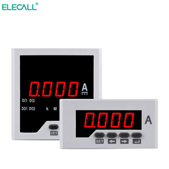 伊莱科(ELECALL)数显单相直流电流表ELE-DA31/51/61/71/81智能数字电流表 白色 ELE-DA81/DC5A内附分流器 7