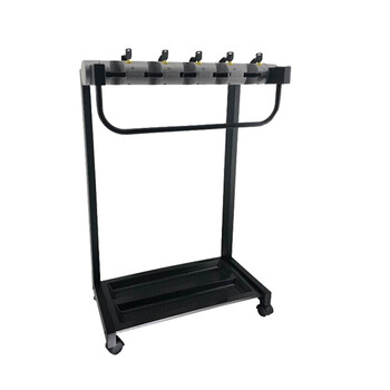 益美得 DA2087 带锁雨伞架酒店超市银行便民雨伞架落地收纳架 18头雨伞架