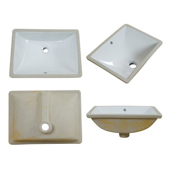 立新求精 方形洗手盆嵌入式洗脸面盆16寸+下水器+下水管+安装胶（定制）