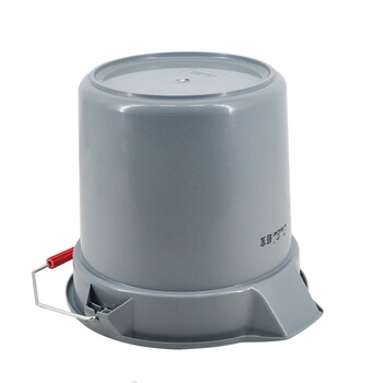 益美得 扁嘴带刻度提水桶物业保洁带提手清洁桶 中号14L（带刻度）