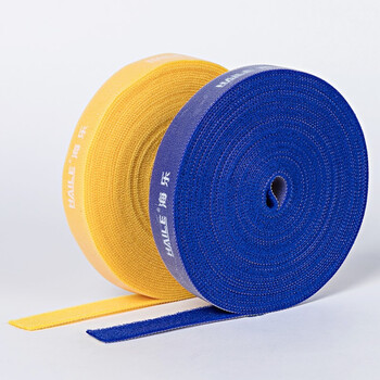 海乐(HAILE)布扎带 魔术贴 1.2cm*25米 两卷共50米 蓝色 ZD-1F-25M