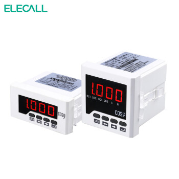 伊莱科(ELECALL)三相功率因数表ELE-3H51/61数显相位表 白色 可定制其他ELE-3H51，详询客服 7 