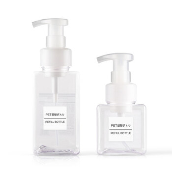 冰禹 BYlj-233 按压式乳液瓶 分装瓶 起泡瓶打泡器 450ml透明