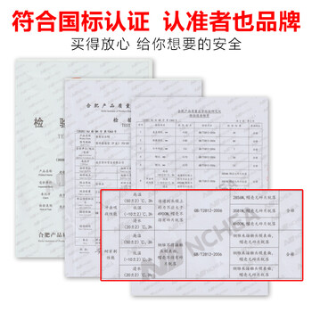 者也 20056-14盔式透气ABS安全帽建筑工程施国标加厚安全头盔帽男女印字 湖蓝色1顶