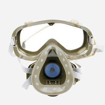 一护 KN95防尘防风口罩 带护目镜防尘面具 1套