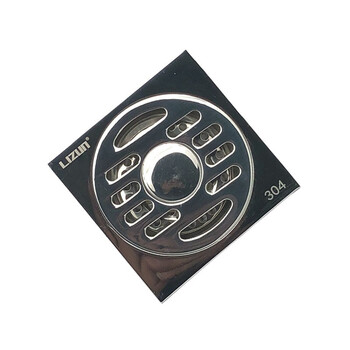 SBTOOR 丽尊不锈钢6厘双用地漏防臭 卫生间全铜地漏芯洗衣机地漏下水道浴室8052（定制）