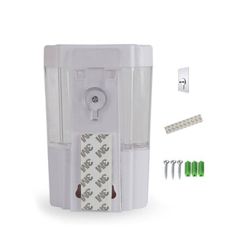 冰禹 BY-7067 全自动感应皂液盒 酒店厕所洗手液机 卫生间壁挂式免打孔皂液器（不含电池及适配器）