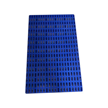 JN JIENBANGONG 塑料托盘 仓库垫板塑胶卡板地台板网格栈板多功能垫板 长方孔蓝色60*30*3cm