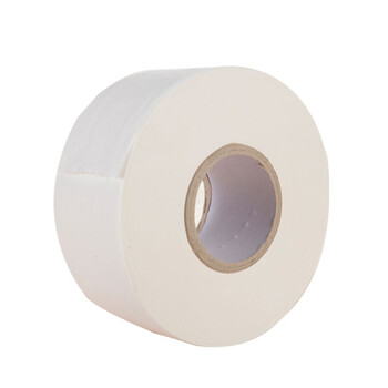 益美得LSL33292酒店卫生间免打孔/打孔双用防水卷纸架大卷纸盒壁挂式大盘卷纸筒 免锁经典白色款