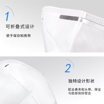 3M 防尘口罩9001 工业粉尘防护 耳带式 颗粒物防护口罩 环保装 1包50只