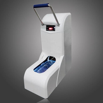 思科铭 全自动智能鞋套机电插一次性鞋套机 SK-CM-WH 白色配扶手