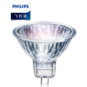 飞利浦（PHILIPS）照明企业客户 低压石英灯杯 MR16 12V 35W 有盖 优惠装50只 
