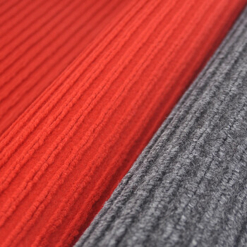 兰诗（LAUTEE）LS-5102 条纹复合地垫 酒店宾馆防滑蹭土吸水地垫 灰色1.2米宽*0.8米长