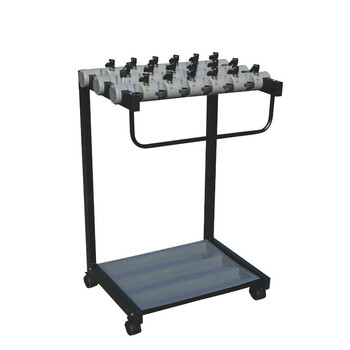 益美得 DA2089 带锁雨伞架酒店超市银行便民雨伞架落地收纳架 36头雨伞架