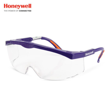 霍尼韦尔防护眼镜劳保防雾防灰尘护目镜打磨防飞溅防风沙透明