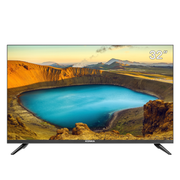 康佳（KONKA）D32C 32英寸液晶电视机 高清 窄边设计 蓝光解码 丰富接口 卧室电视 支持显示器