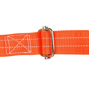 鸣固 三点式安全带半身国标 工地电工防护保险带 单钩双背带