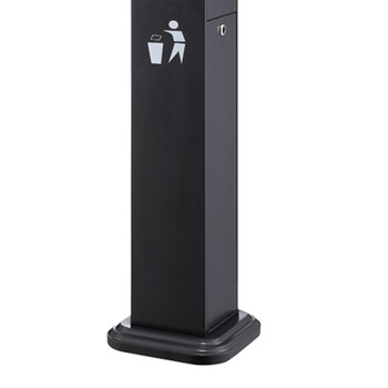 南 GPX-129N 南方烟灰柱烟蒂柱 户外不锈钢烟灰桶垃圾桶 内桶容量10.8升